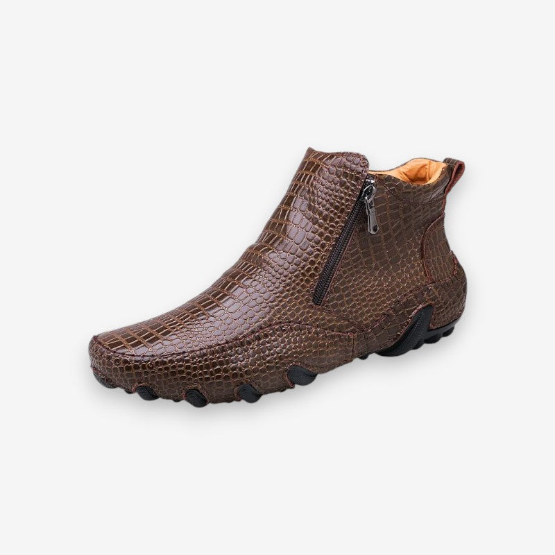 Bottines Hiver Chaudes à Fermeture Éclair