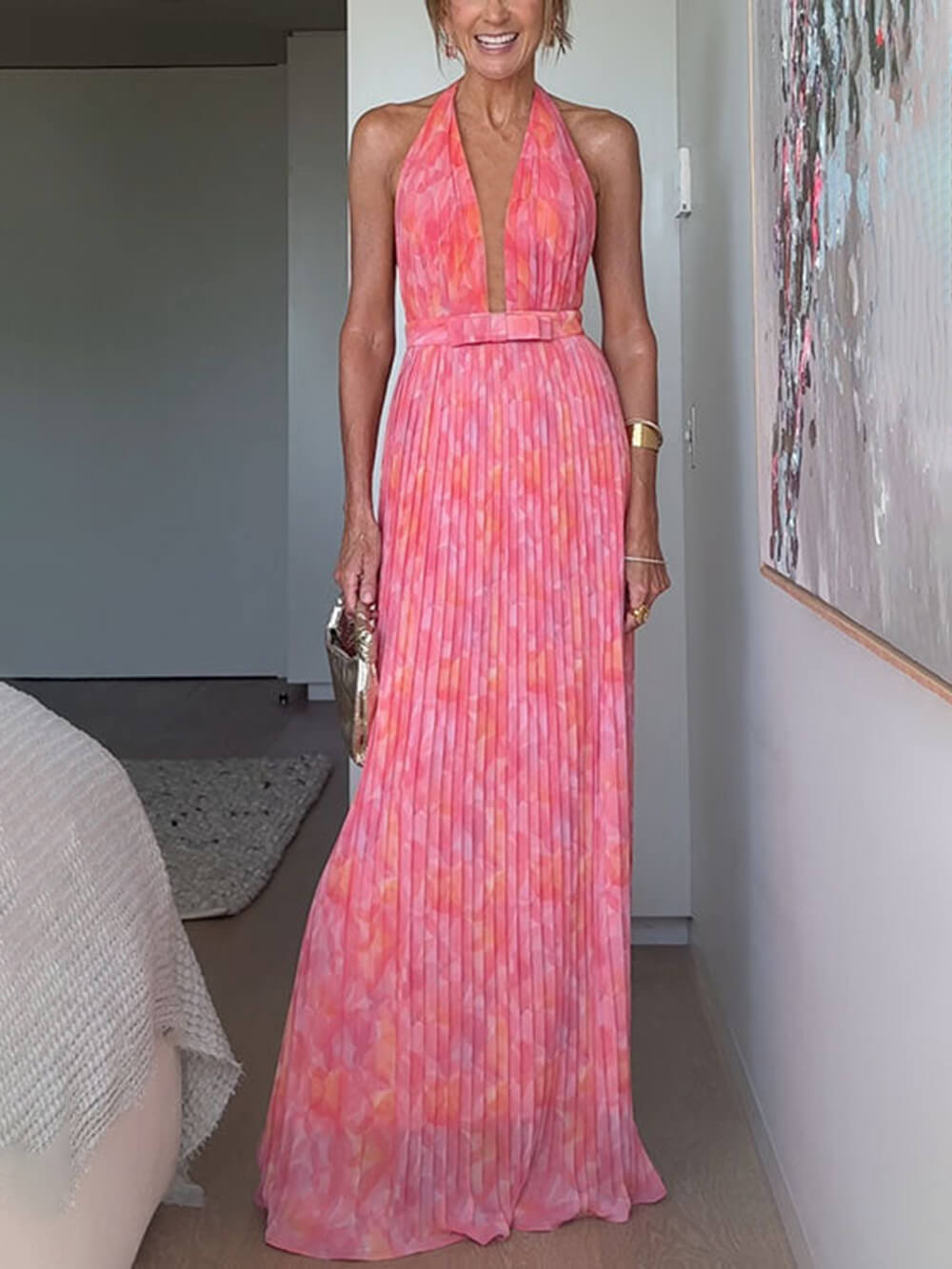 Robe de Soirée Élégante Femme - Robe Longue Dos Nu pour Mariage et Gala - LuxeStyle