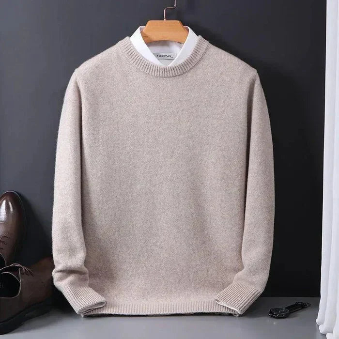Pull Large Col Rond Homme pour Tous les Jours