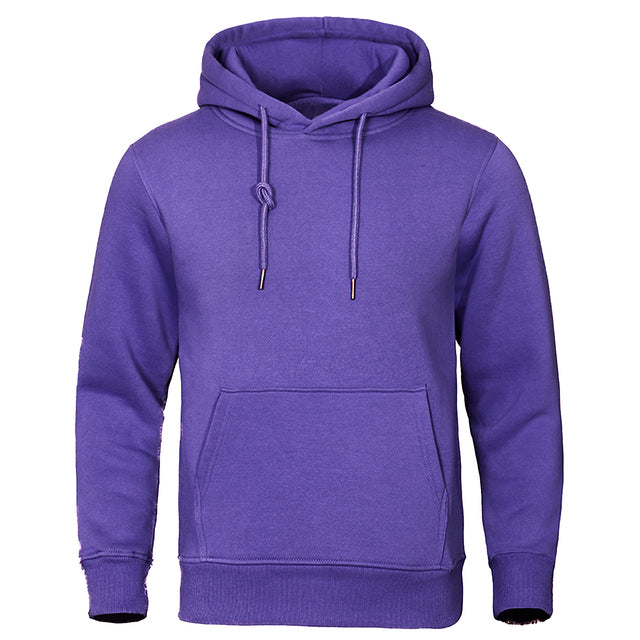 Sweat À Capuche Casual Pour Homme Avec Poche Avant