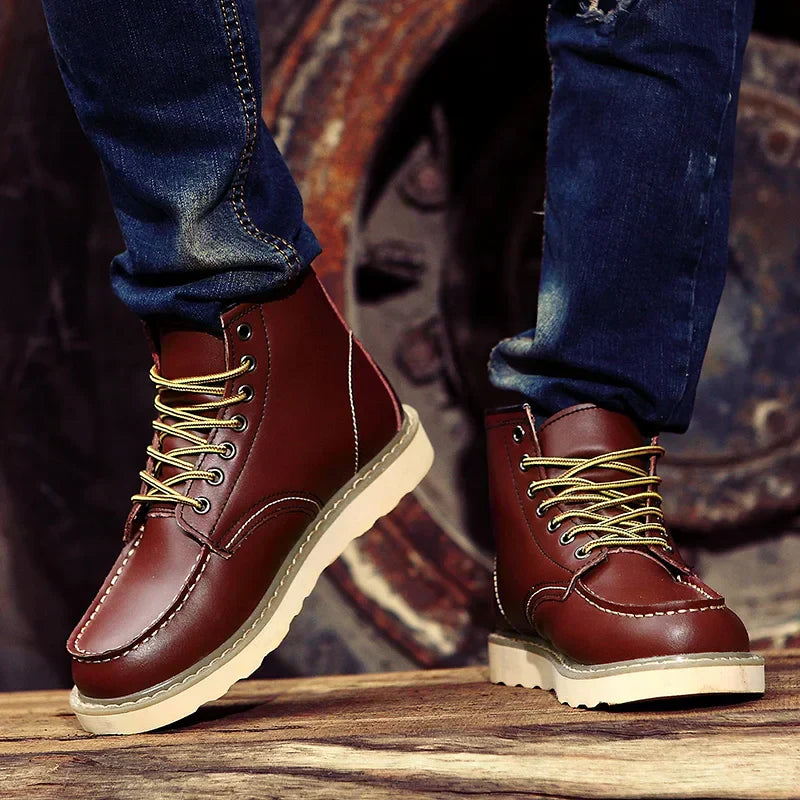 Bottes Hiver Homme Élégantes – Chauffantes, Confort et Semelle Cushionné