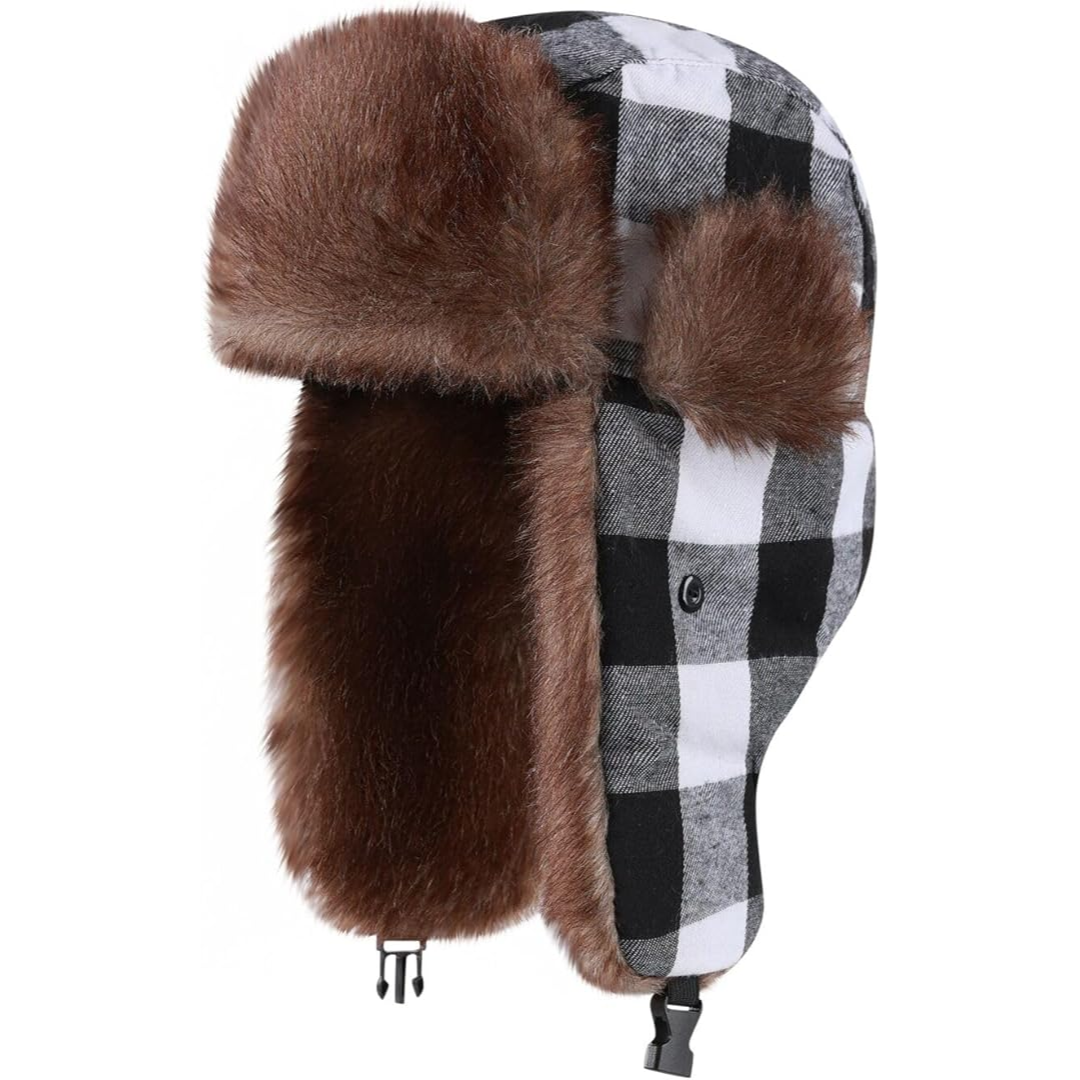 Bonnet Hiver Doublé Cache-Oreilles Étanche