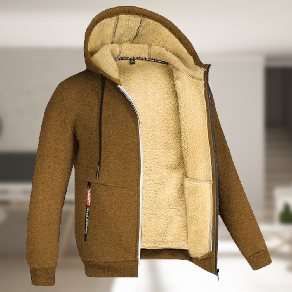 Veste à capuche tendance zippée homme