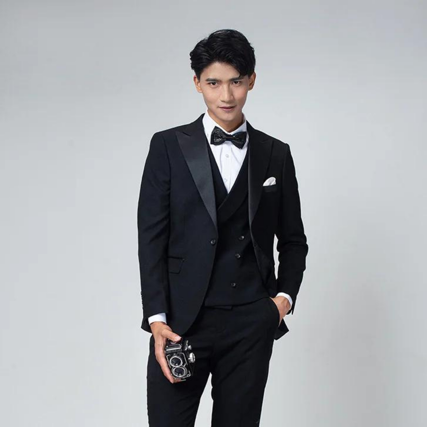 Costume 3 pièces Élégant Mariage Homme Moderne - luxestyle