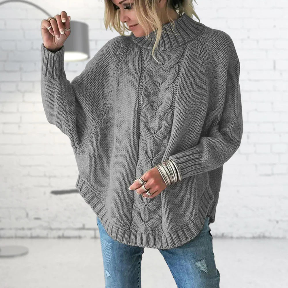 Pull Femme Très Chaude à Manches Longues pour Hiver