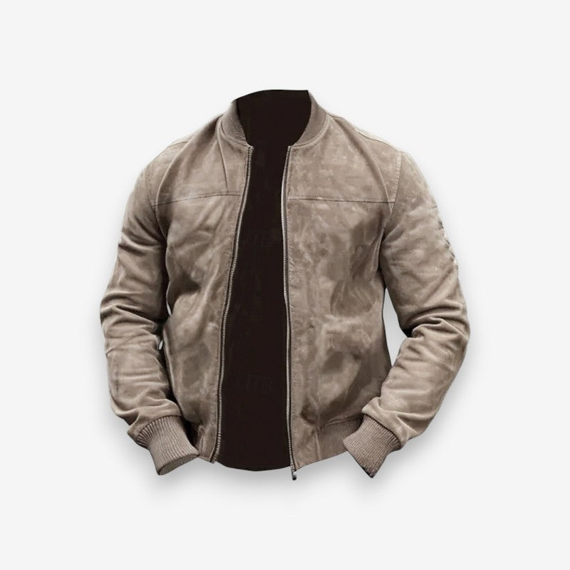 Veste molletonnée zippée confortable pour homme