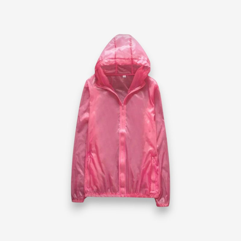 Veste à Capuche Étanche avec Poches Cachées