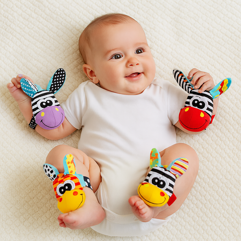 Bijoux de bébé bracelets et grelots amusants - LuxeStyle