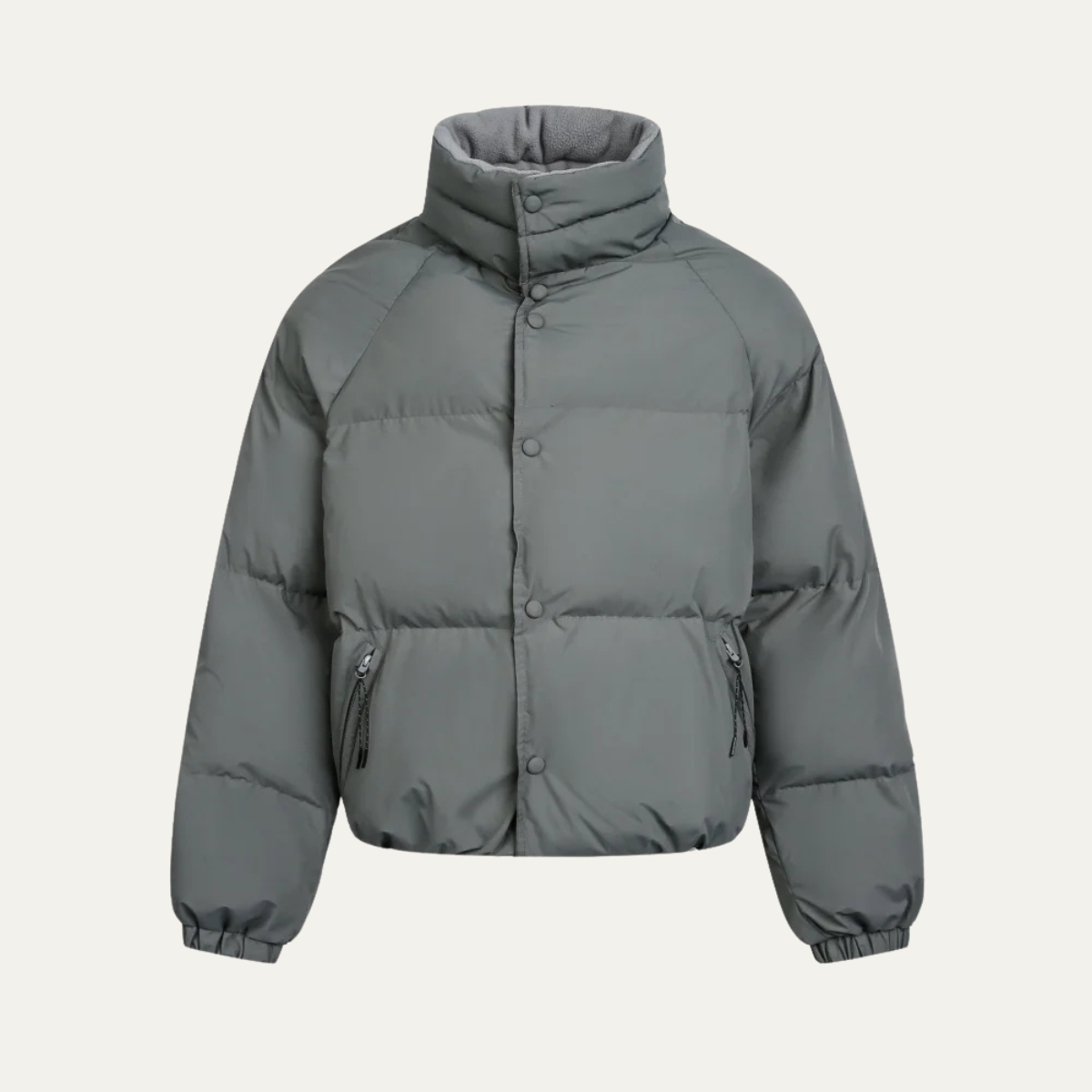 Doudoune courte à col montant pour homme