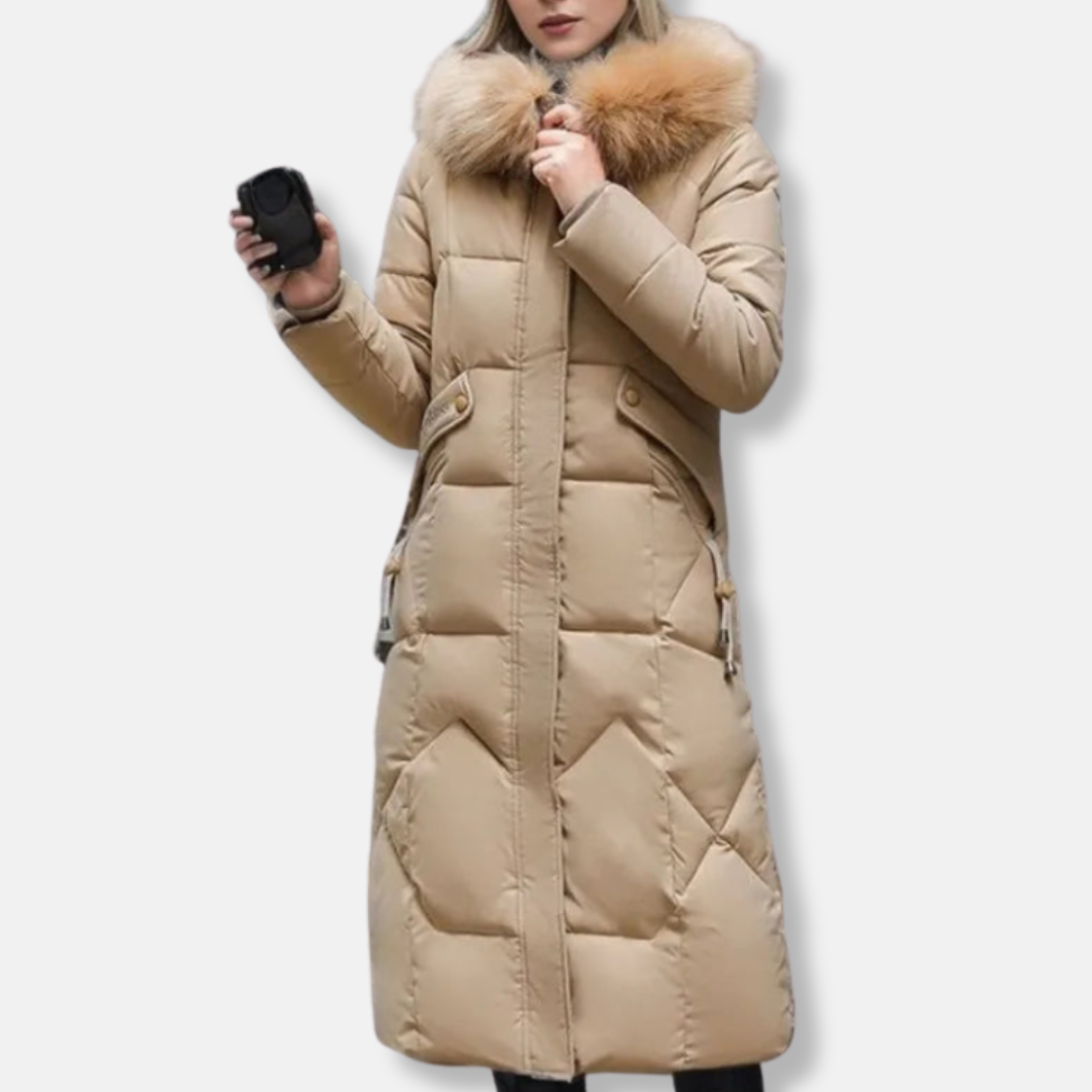 Doudoune matelassée longue pour femme