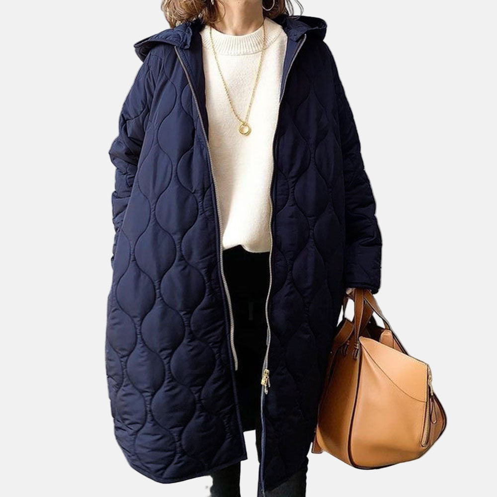 Doudoune matelassée longue pour femme