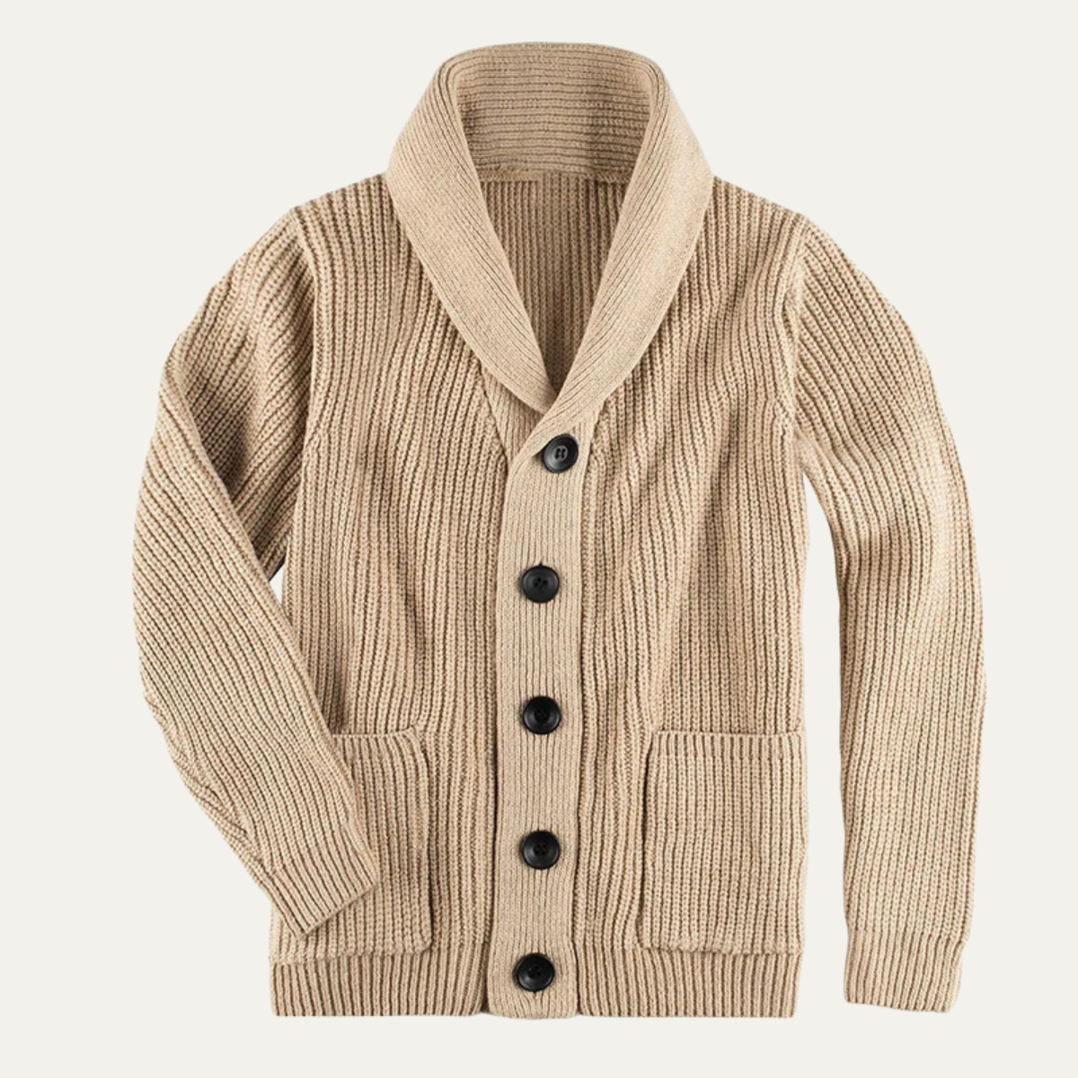 Gilet côtelé épais pour homme