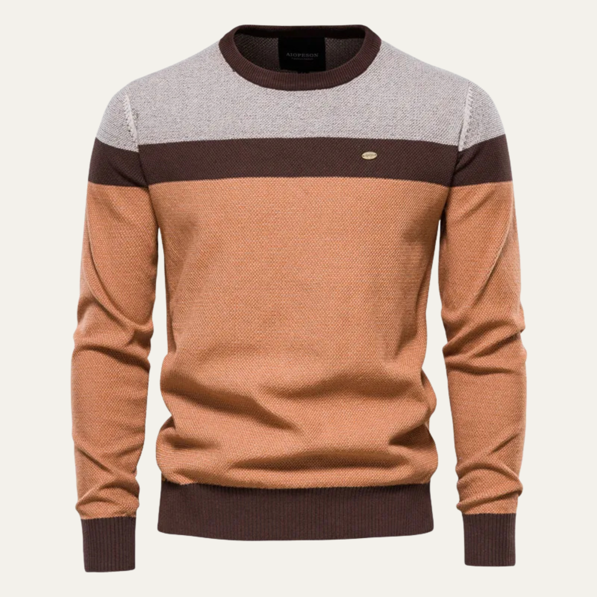 Gilet zippé en grosse maille torsadée pour homme