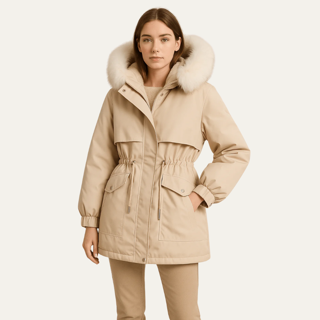Parka à capuche élégante pour femme