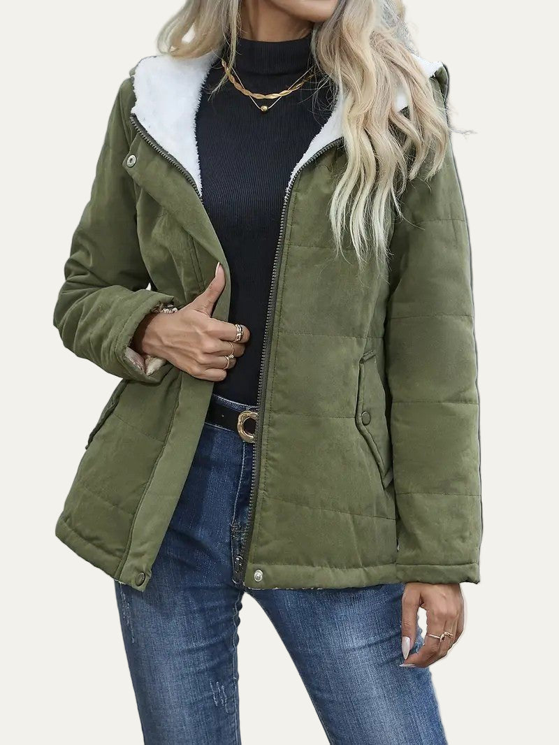 Parka isolante décontractée pour femme