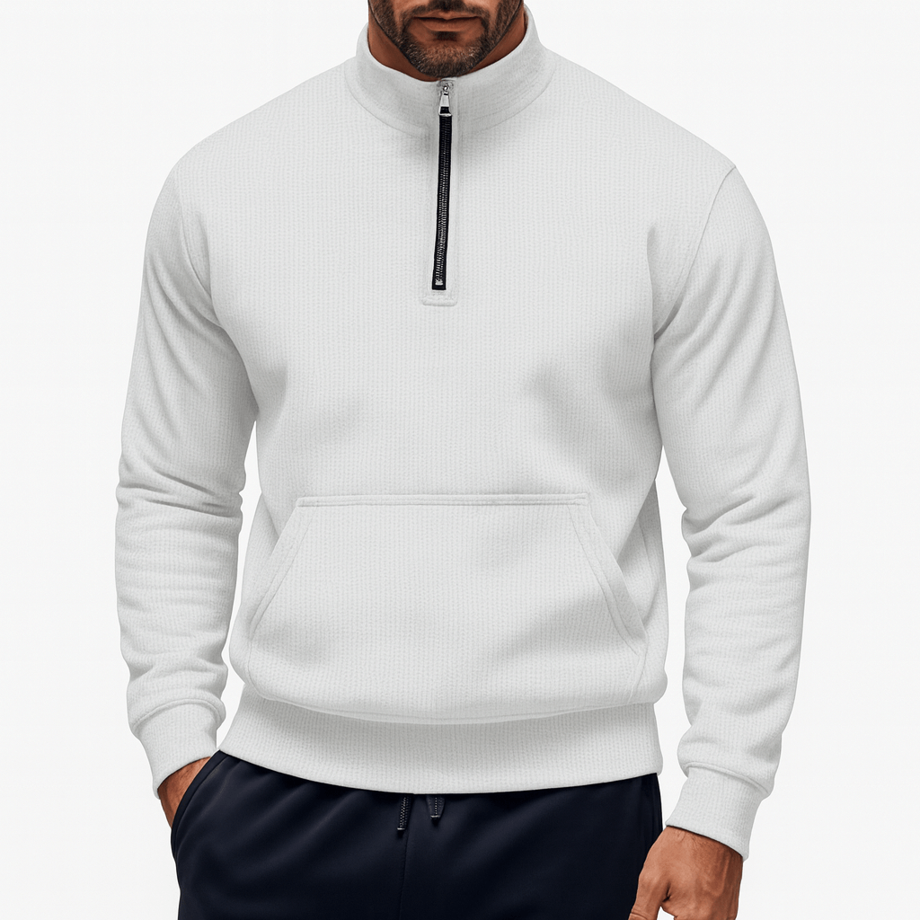 Pull à col roulé chaud pour homme