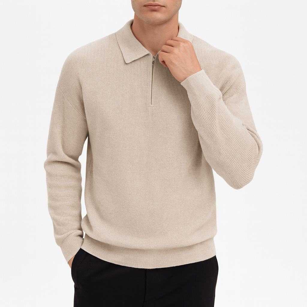 Sweat-shirt à demi-zip pour homme