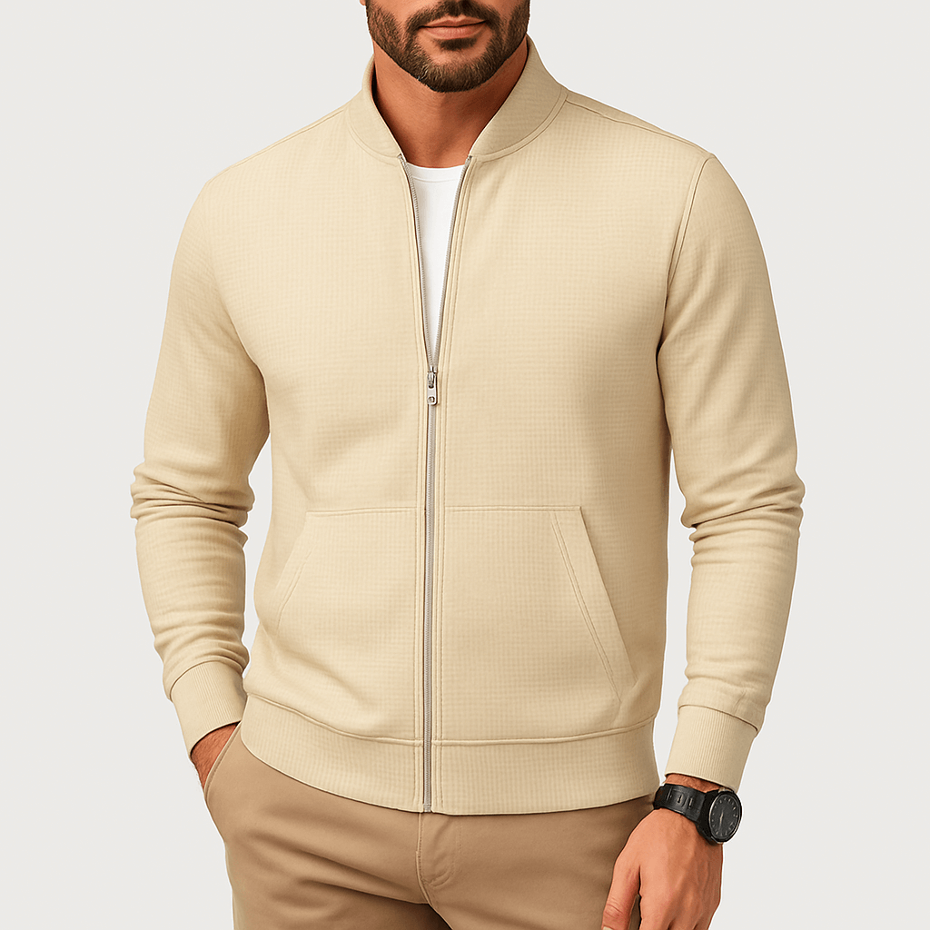Veste-chemise zippée pour homme