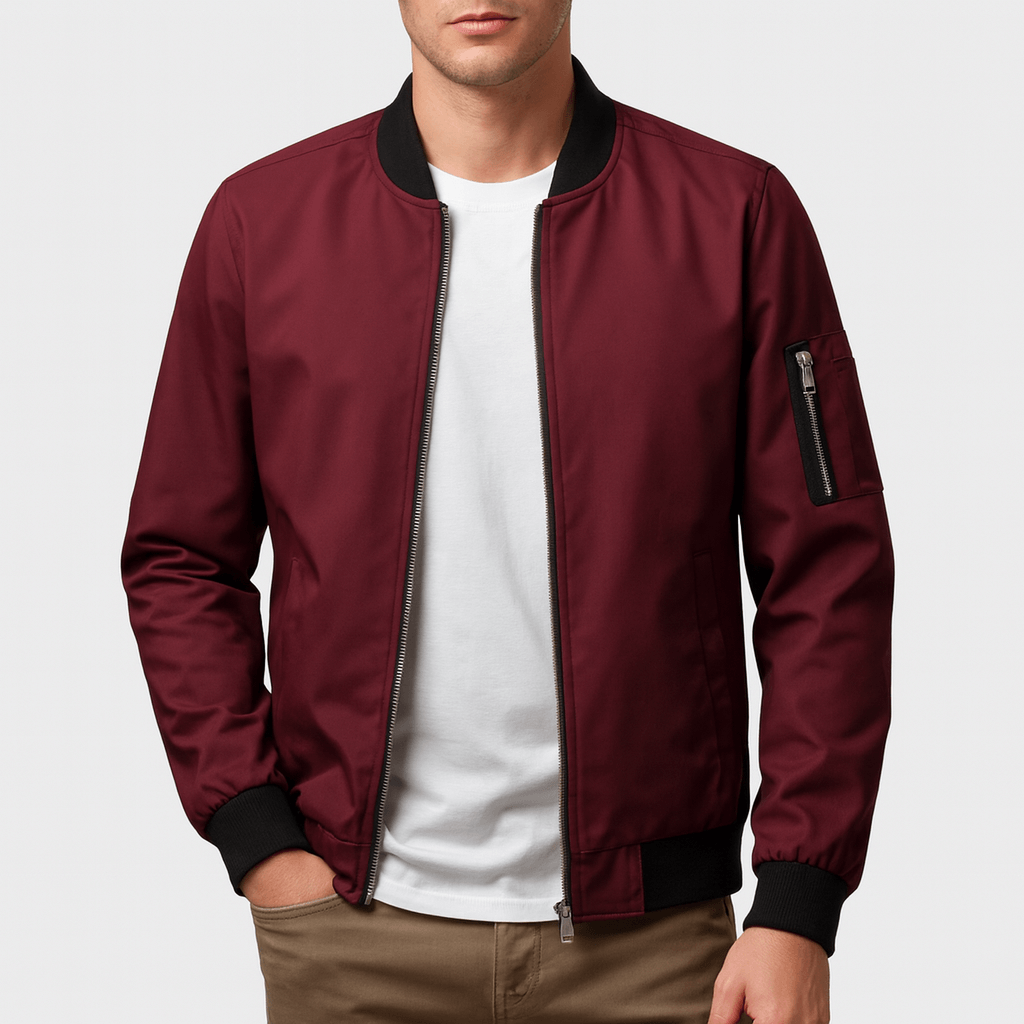 Veste bomber classique pour homme
