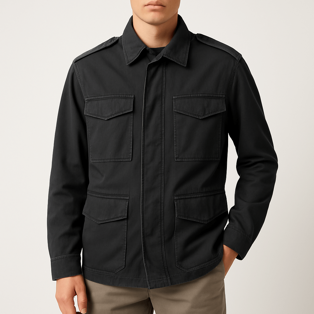 Veste militaire oversize pour homme