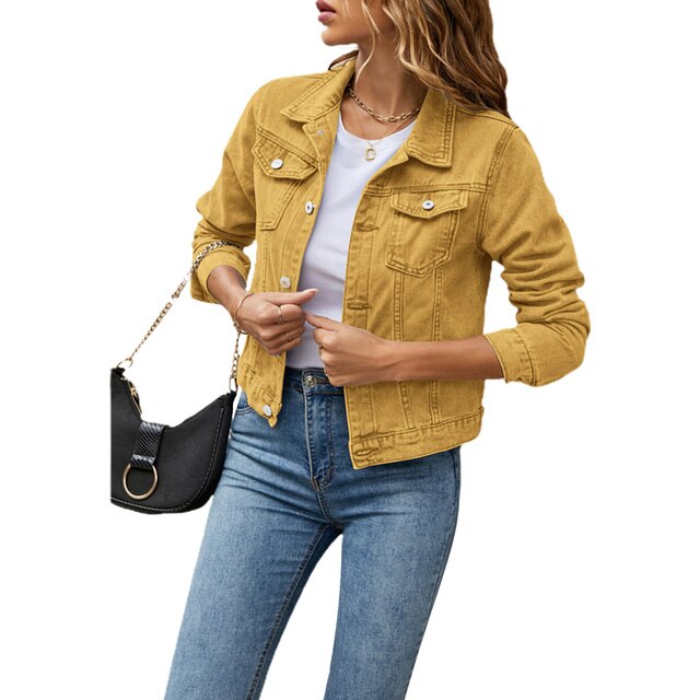 Veste Courte Décontractée Femme | Parfaite pour Spring et Automne