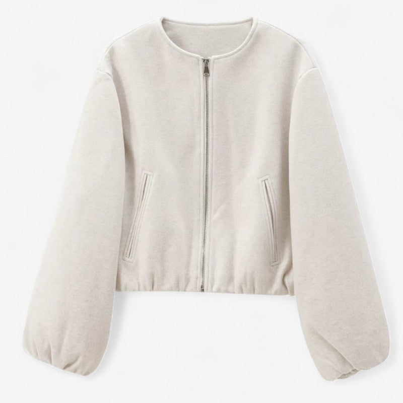 Veste Bomber Sport Chic avec Pochettes Cachettes
