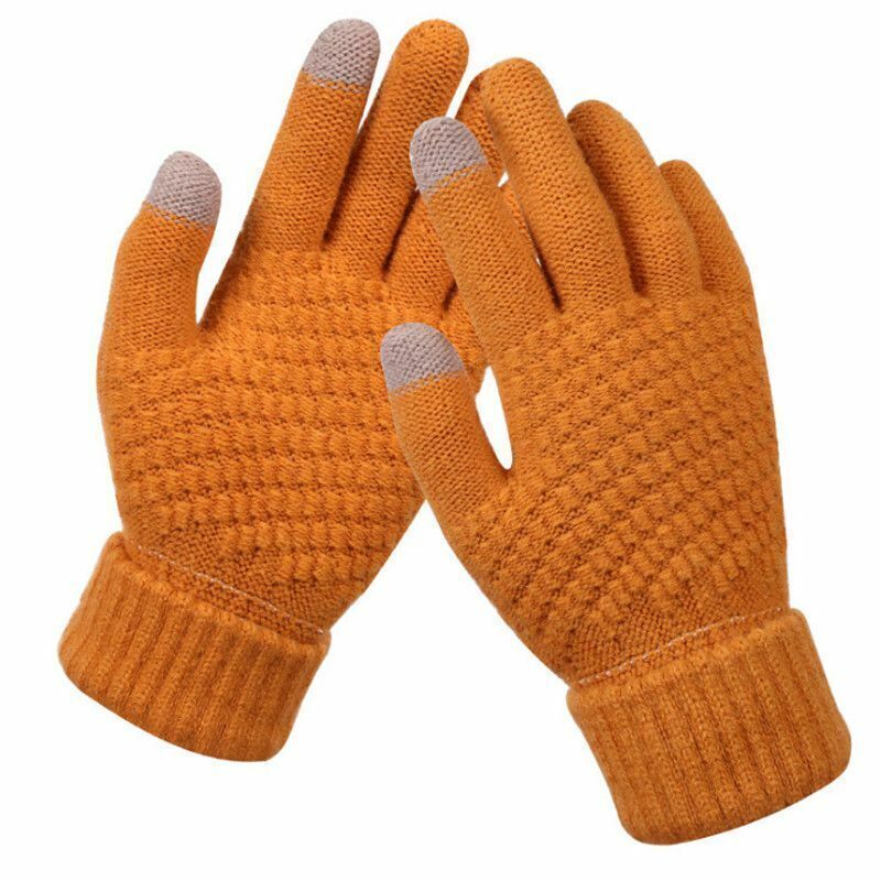 Gants Femme Hiver Douillet avec Motif Brodé