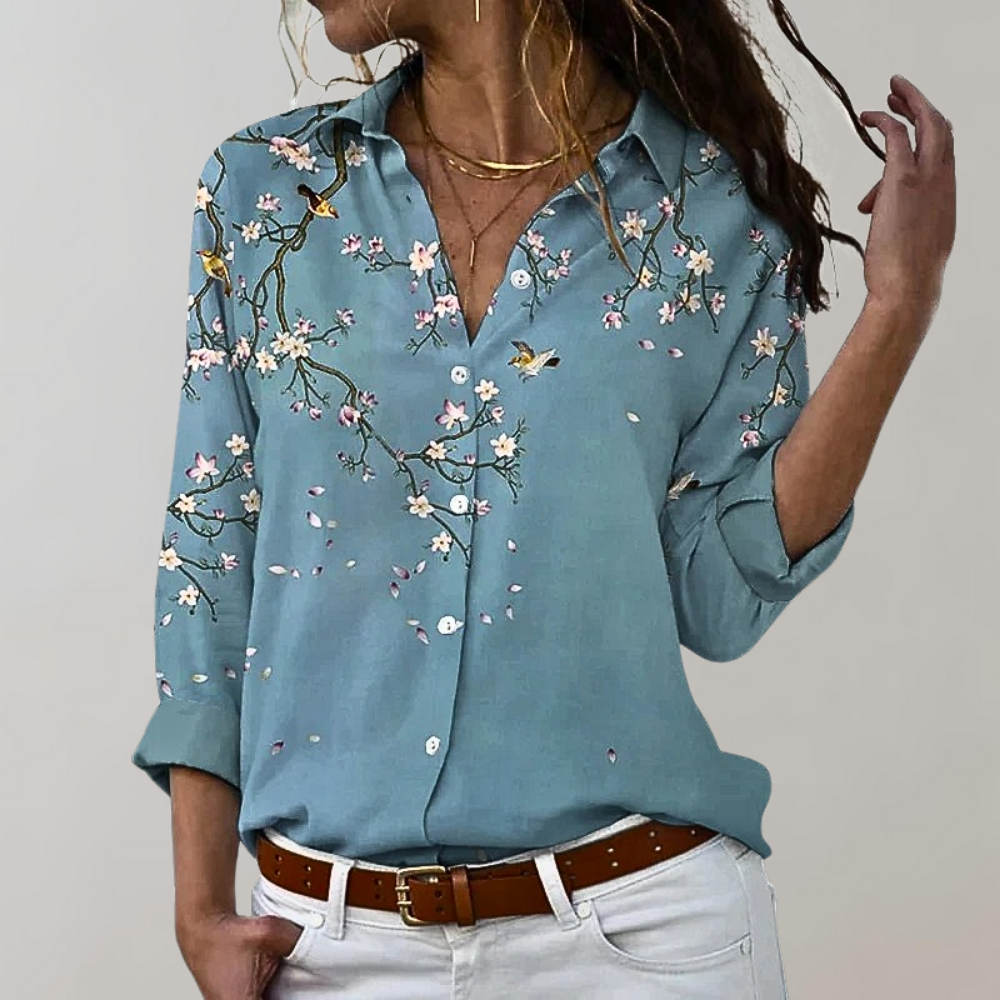 Chemise Élégante Manches Longues Féminine