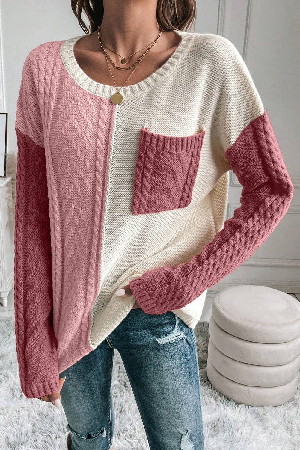 Pull Femmes Coloré Décontracté Quotidien