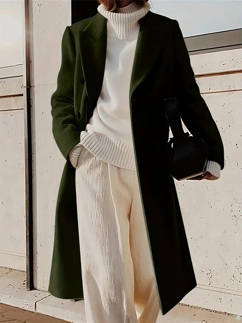 Manteau Femme Élégant - Trench Cachemire Chic et Raffiné