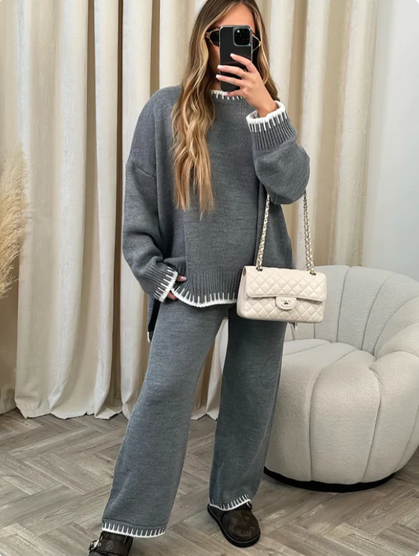 Pyjama Décontracté Deux Pièces pour Femme