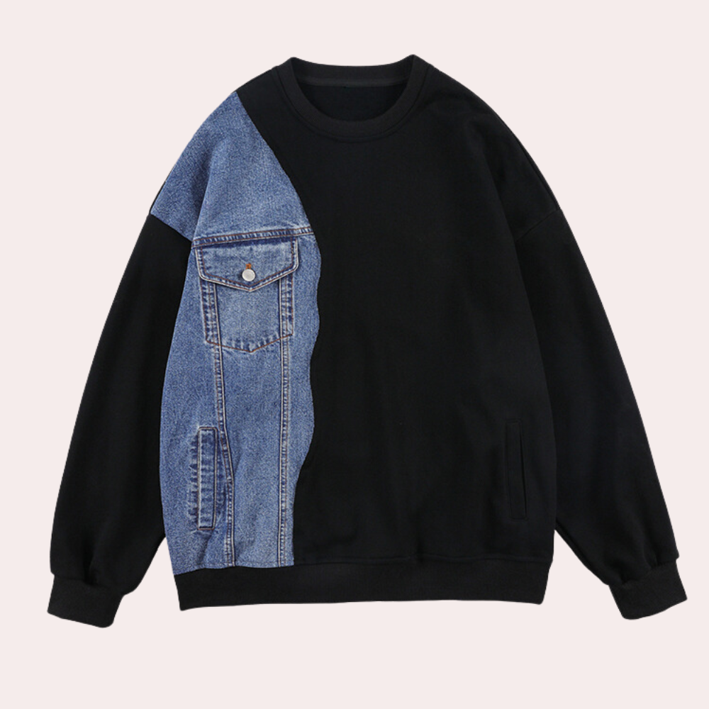 JOEL - Pull d'hiver pour hommes inspiré du denim