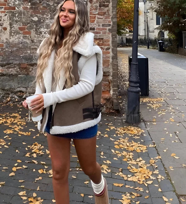 Veste Fourrure Synthétique Femme Chic - BlxckFR