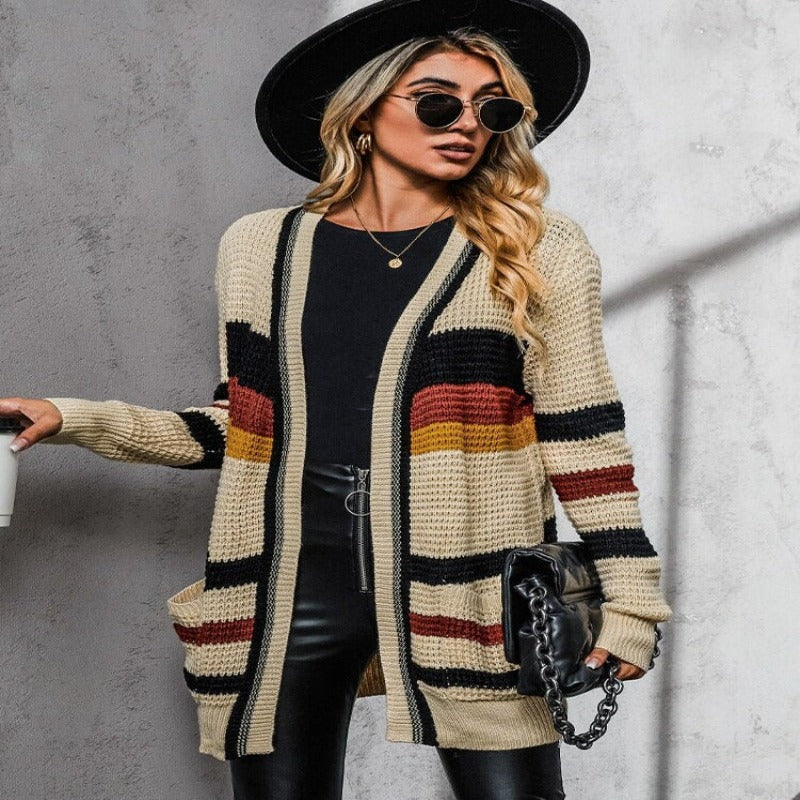 Cardigan Féminin Long Douillet Hiver - luxestyle