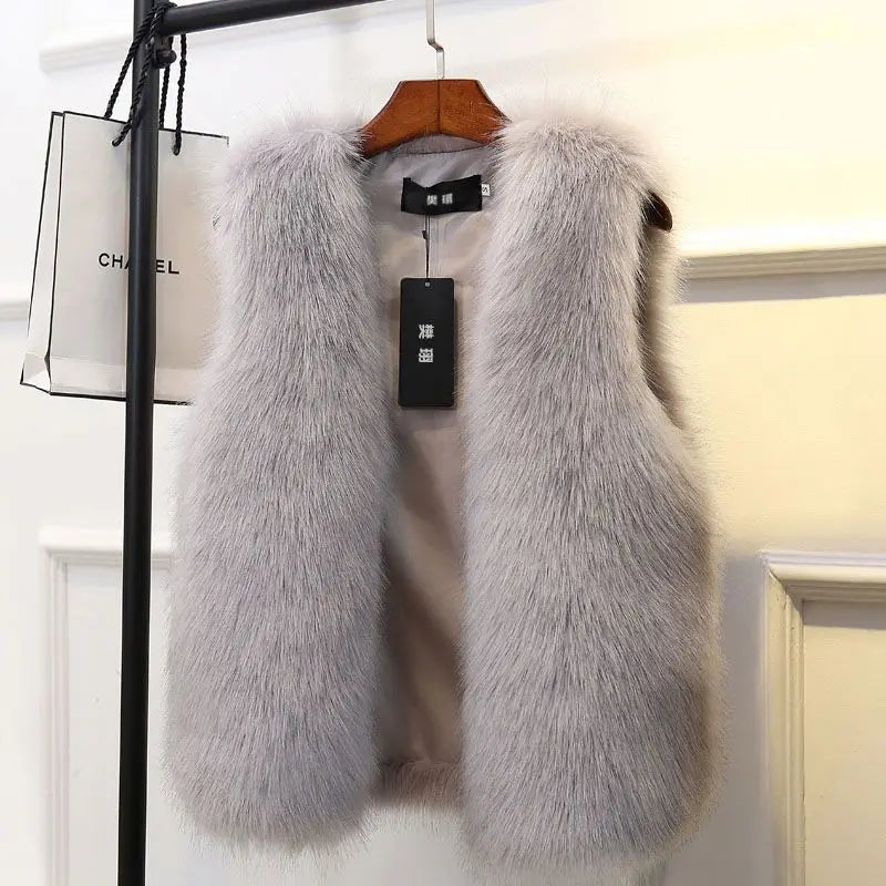 Gilet Femme Douillet Imprimé Automne Hiver