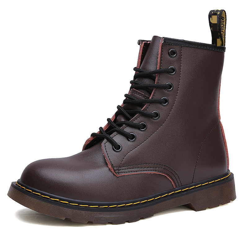 Bottes cuir classiques pour homme à lacets
