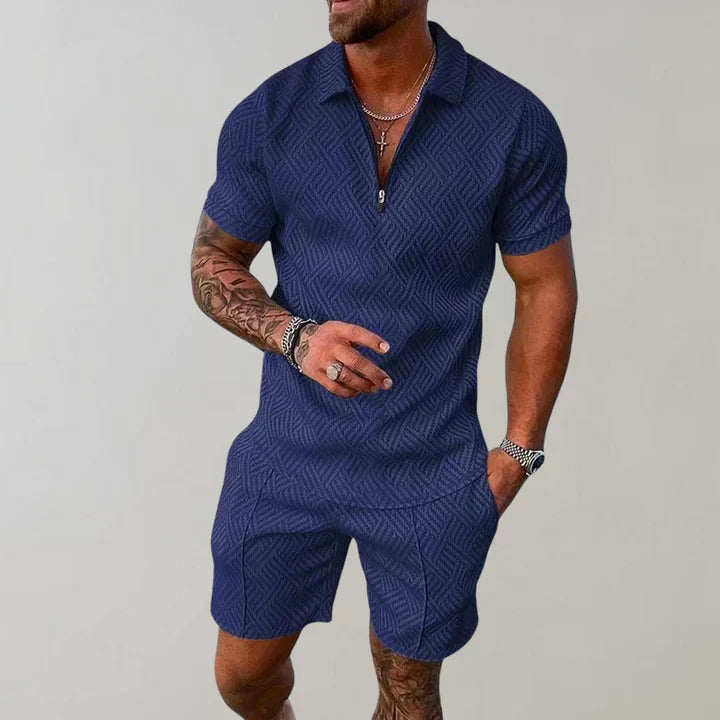 Costume Homme Chamois Imprimé Été Manches Courtes