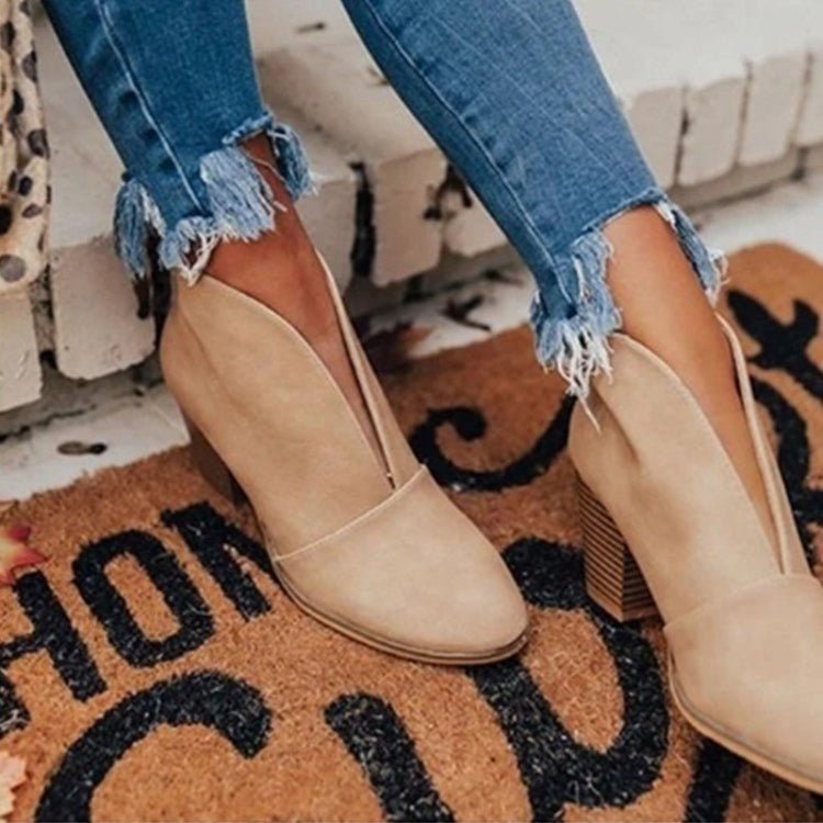 Bottines Chelsea Élégantes à Talons pour Femme - Parfaites pour Automne et Hiver