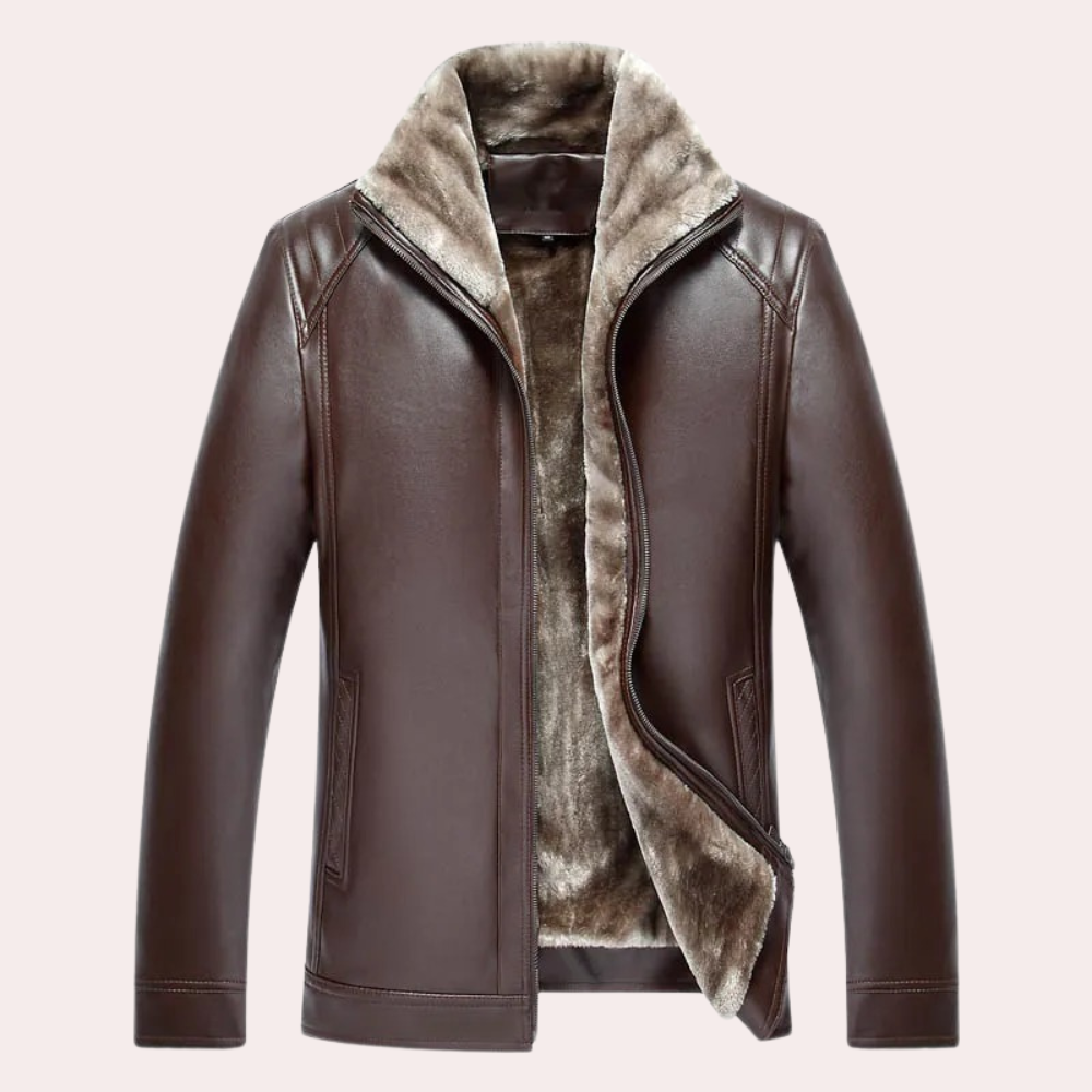 Veste Hiver Élégante avec Capuche Réglable pour Homme