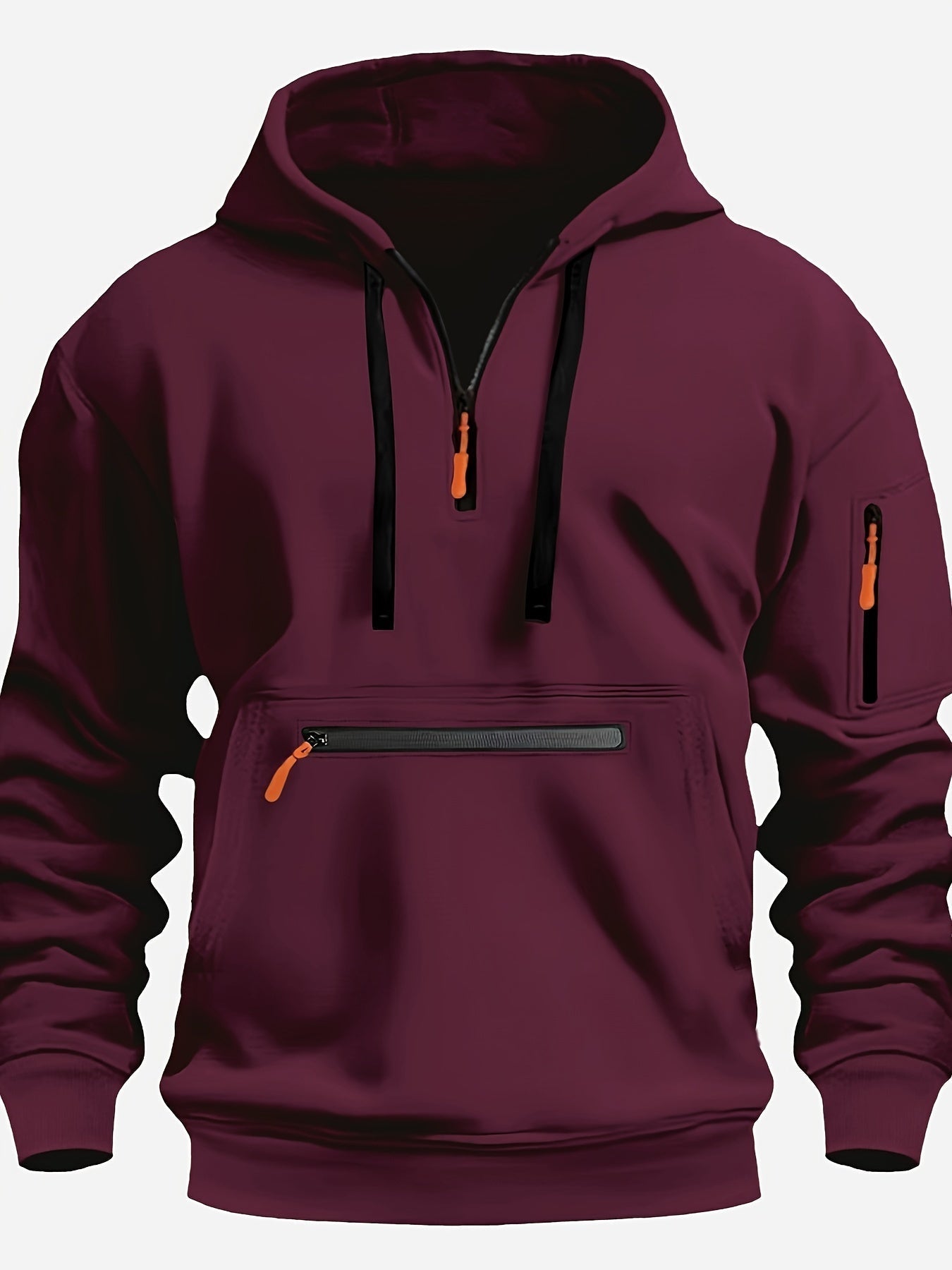 Sweat à capuche élégant zippé pour tous les jours