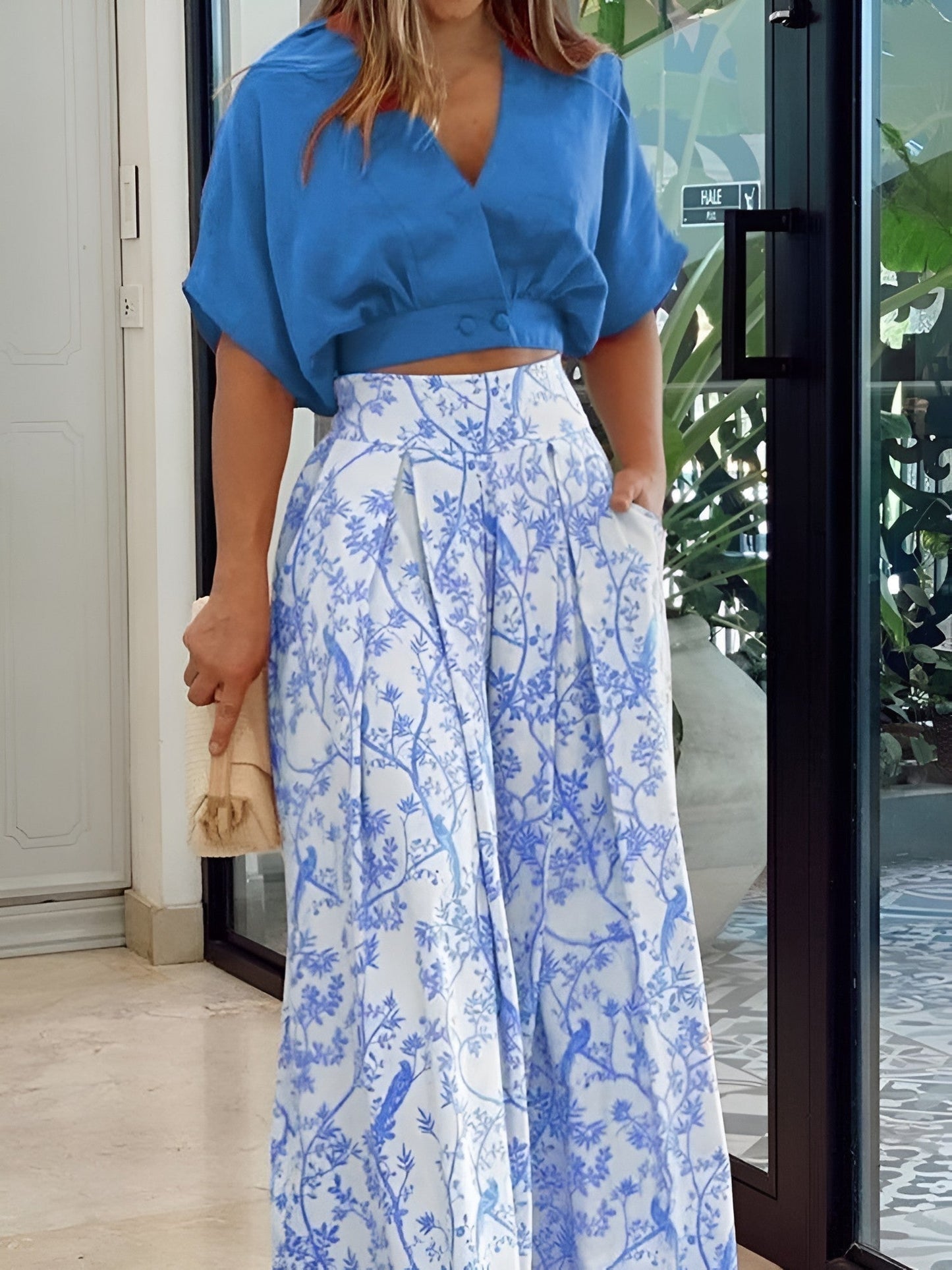 Ensemble deux pièces femme décontracté et chic