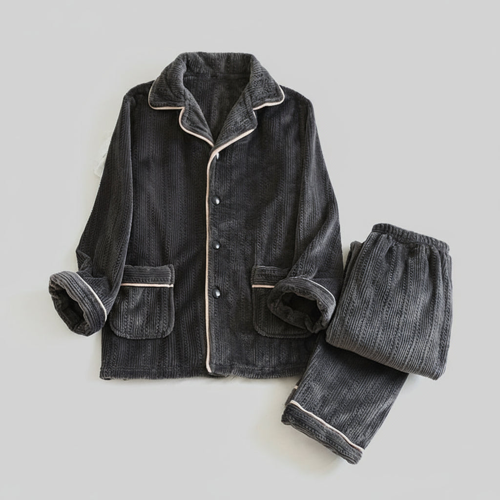 Ensemble Pyjama Femme Confortable à Boutons - LuxeStyle