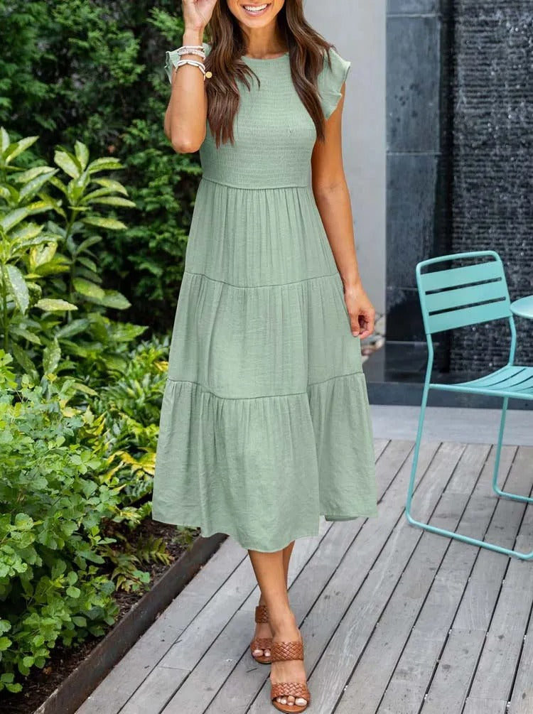FloraBelle™ – Robe Longue Femme Élégante et Confortable pour l’Été