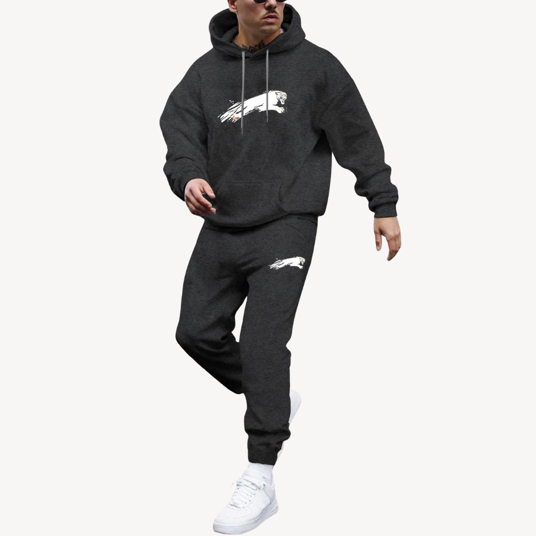 Tenue Décontractée Homme - Sweat à Capuche et Pantalon Sport
