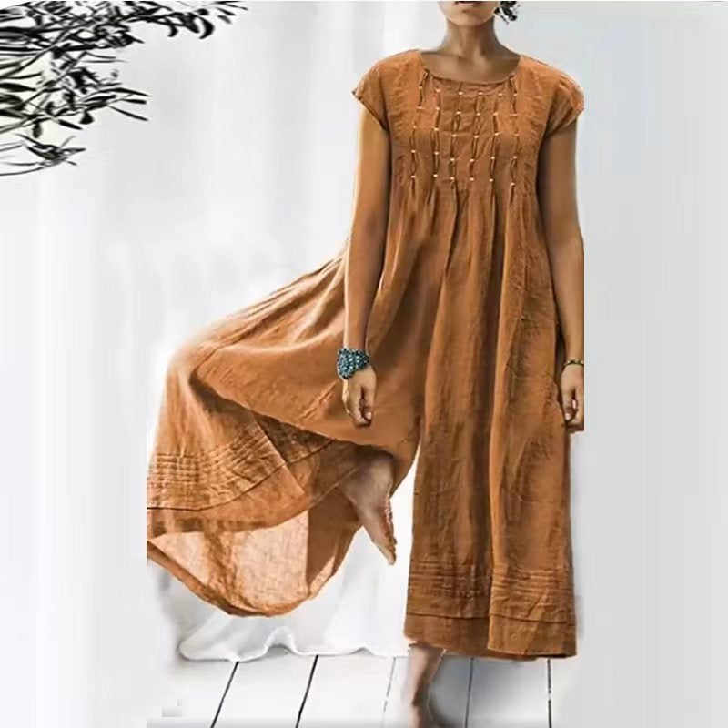 Zélie™ – Combinaison Femme Chic À Jambes Larges Élégante Et Confortable