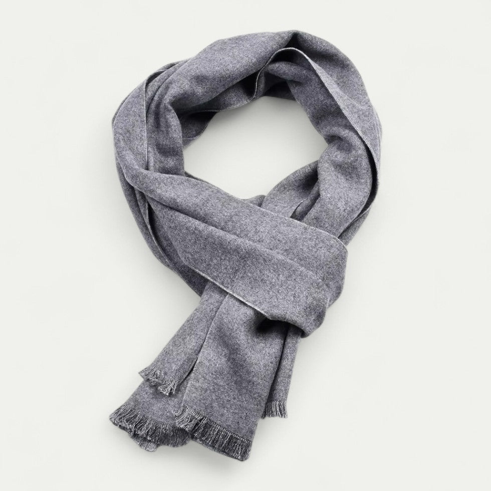 Écharpe Homme Hivernale À Franges Chic