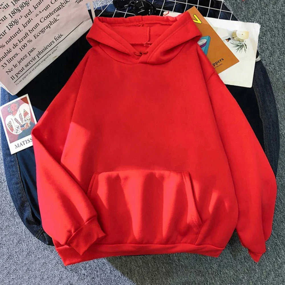 Sweat à Capuche Noir Unisexe avec Poche avant