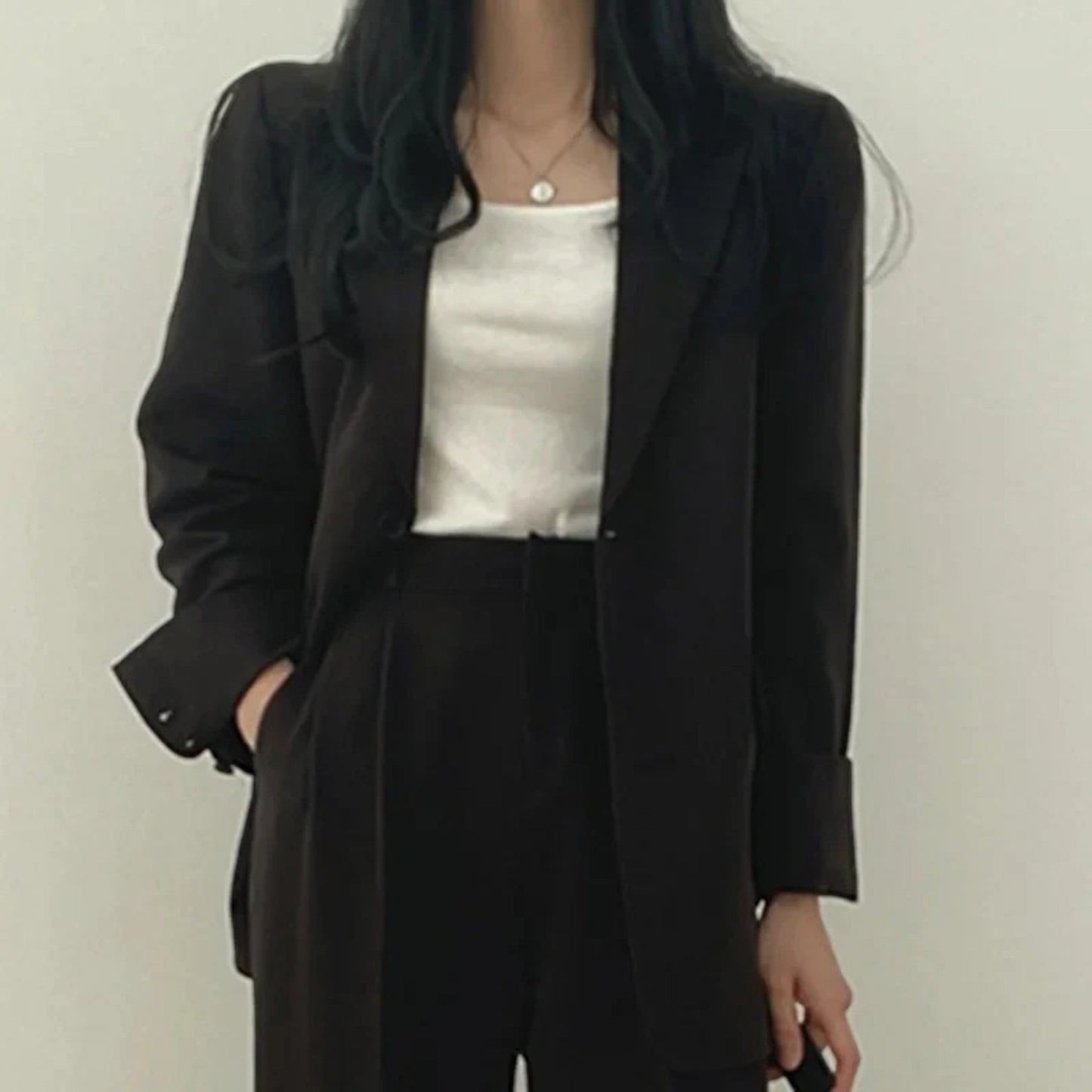 Élina | Ensemble Blazer Surdimensionné Décontracté Pour Femmes