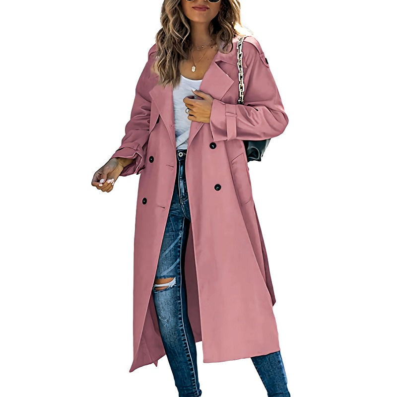 Trench Coat Féminin Doux et Chic pour Printemps