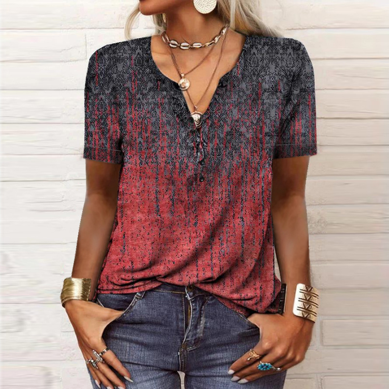 Blouse Été Fleurs pour Femme